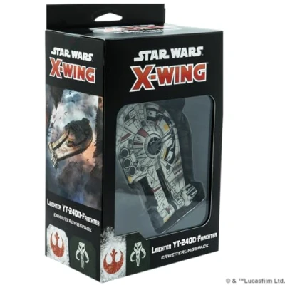 Image de Atomic Mass Games, Star Wars : X Wing 2ème Edition Cargo léger YT 2400 Extension de Table 2 Joueurs à partir 14 Ans et Plus 30 45 Minutes en Allemand
