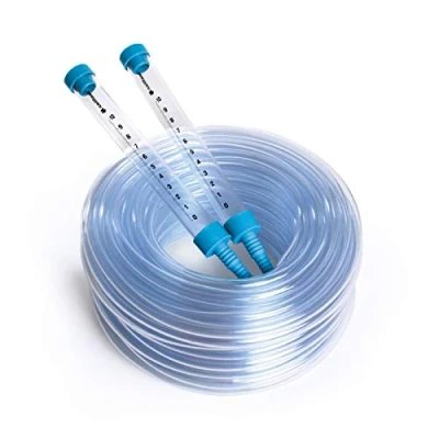 Image de Cellfast Niveau À Eau 20 m avec 2 Tubes De Mesure Entonnoir Incassable Échelle en Millimètres Facilite Le Nivellement Points Éloignés Les UNS des Autres