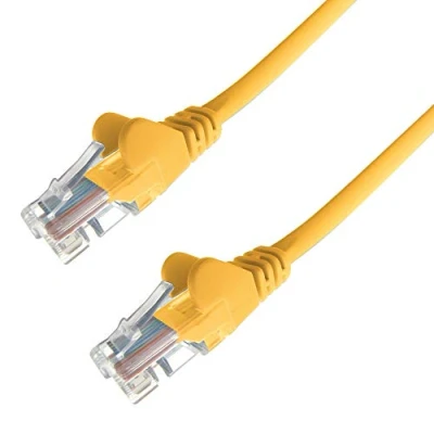Image de connektgear 28 0100Y câble de réseau Jaune 10 m Cat5e U/UTP (UTP) Neuf