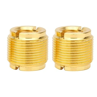 Image de Adaptateur de vis Microphone Clip Universel avec pour mâle 5/8 Pouce à Femelle 3/8 Pouce, Paquet 2 Conférencier