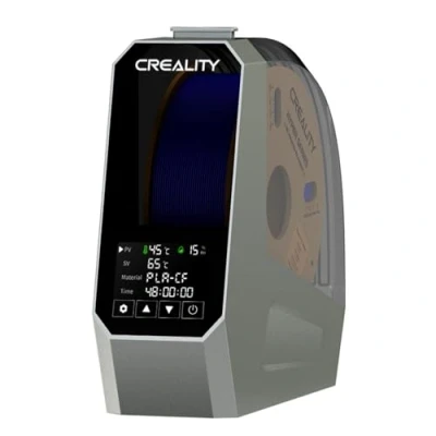 Image de Creality Space PI Séchoir à filament pour imprimante 3D, avec ventilateur intégré, écran tactile de 3,7&quot;, chauffage PTC 360 C, support stockage