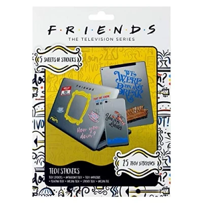 Image de Friends Set de 25 Autocollants (How You Doin&#039;), TS7428, Multicolore