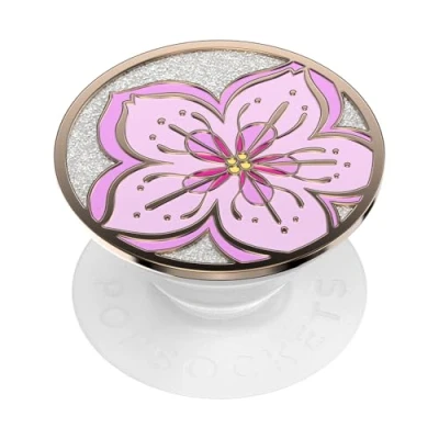 Image de PopSockets Poignée Enamel Glitter Cherry Blossom