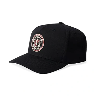 Image de Brixton Rival C MP Snapback Casquette, Noir, Taille Unique Hommes