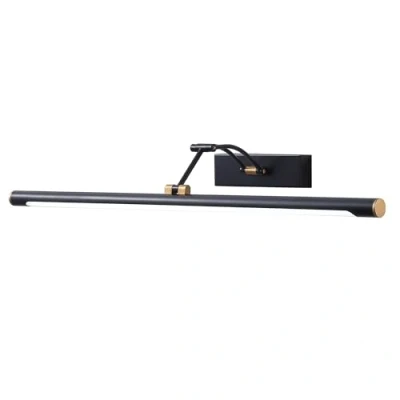 Image de MIRATIC Lampe Miroir Salle de Bain Noire Applique Murale Led Luminaire 4000K au Dessus du (40cm / 7W 770lm)