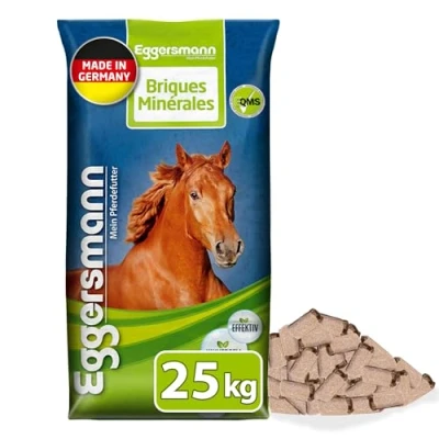 Image de Eggersmann Mein Pferdefutter Mineral Bricks Nourriture minérale pour Chevaux 25 kg Soutenir Le métabolisme et système immunitaire avec minéraux vitamines