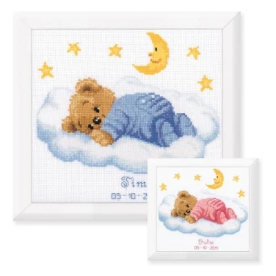 Image de Vervaco Kit au point compté Un ours dormant