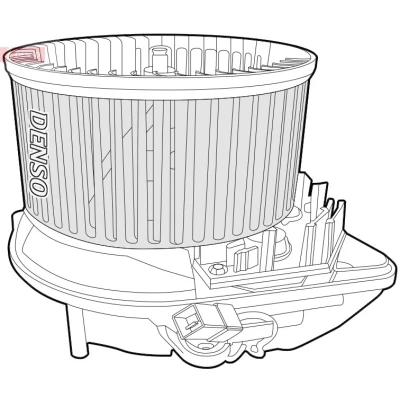 Image de DENSO DEA07015 Pulseur d&#039;Air pour véhicules avec direction à gauche résistance CITROËN: Berlingo / First I