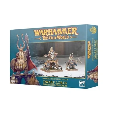 Image de Games Workshop Warhammer The Old World Dwarfen Mountain Holds : Dwarf Lords with Shieldbearers