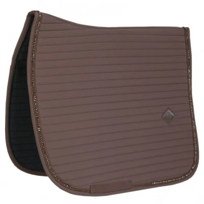 Image de Kentucky Tapis de Selle Dressage Pearls Marron Full