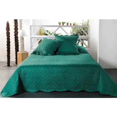 Image de Linder Jeté de lit, 100Pourcentpolyester, Vert, 250x260