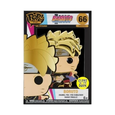Image de Funko Large Pop! Enamel Pin Boruto Uzumaki Next Generations: with Marks Boruto: Naruto Generations en Émail Broche Fantaisie Mignonne à Collectionner et Sacs