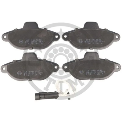Image de OPTIMAL BP 09898 Jeu de plaquettes frein Essieu avant contact signal d&#039;usure inclus FIAT: Punto II 3/5 portes, I portes