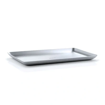 Image de blomus 63612 Basic Plateau Acier Inoxydable Gris 25 x 15 1,5 cm