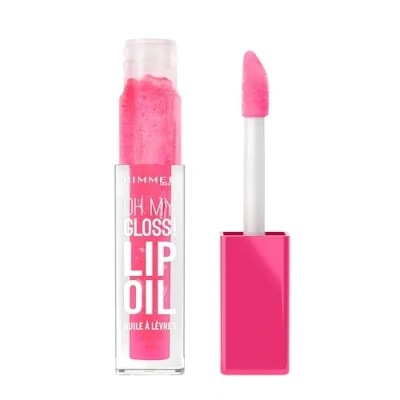 Image de Rimmel Oh My Gloss!, 003 Berry Pink, Huile à Lèvres, non collante, booster d&#039;hydratation, hydratante et apaisante, facile appliquer, formule vegan, 6 ml