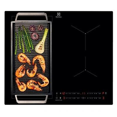 Image de Electrolux LIL63443 Plaque de cuisson à induction 60 fonctions pont 590 x 520 mm Noir