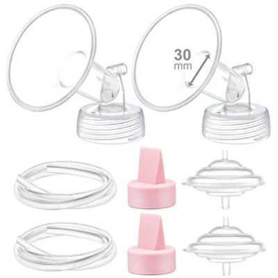 Image de Maymom Pièce de pompe compatible avec le tire lait Spectra S2 S1 9 Plus rechange Pump Accessoires Bride Bec canard(flange 30mm)