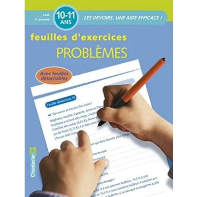 Image de PROBLEMES CM2 10 11 ANS FEUILLES D&#039;EXERCICES Livre d’occasion Très bon