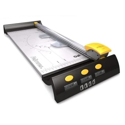 Image de Tondeuse à papier FELLOWES Proton A3 Rotary Design ergonomique Coupe précise Facilité d&#039;utilisation