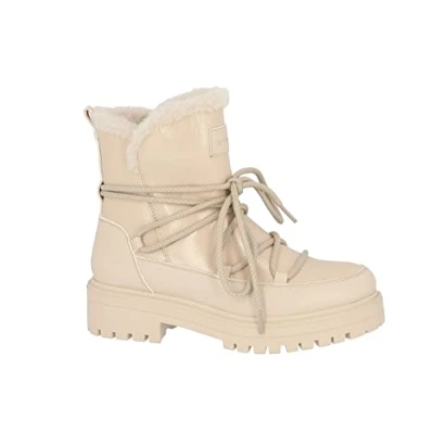 Image de TOM Tailor Bottes de neige, Femme, Taille: 38, Beige Matière synthétique