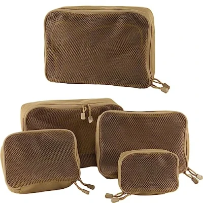 Image de Brandit Unisex US Cooper Packing Cubes SET Trousse de toilette, Taille: One Size, Camel