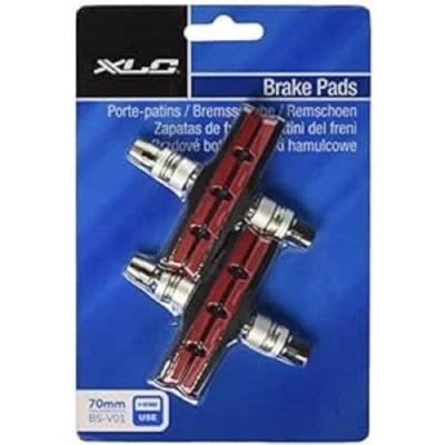 Image de XLC V Brake patinss BS V01 x4 (Design: 4 par Pack 70 mm SZ/Rot SB Plus) Patin de Frein