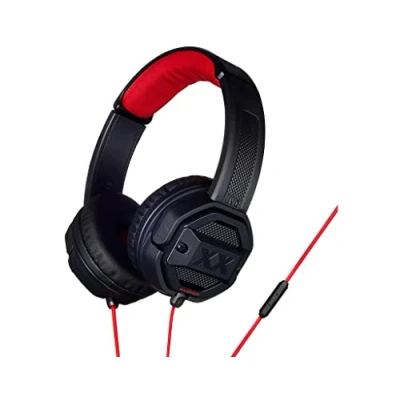 Image de JVC Xtreme Xplosives Casque Audio avec télécommande et Microphone Noir/Rouge