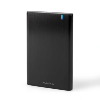 Image de Nedis Festplattengehäuse 2.5&quot; USB 3.2 Gen1 Type A/USB C™ Notebook/PC Aluminium
