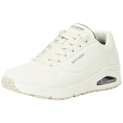 Image de Skechers Homme Uno Stand on Air Baskets, Off White Durabuck/Mesh, 50 EU