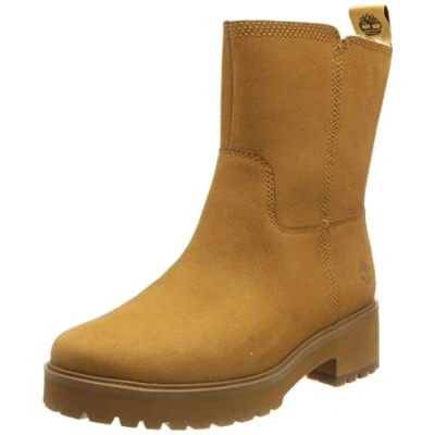 Image de Timberland Femme Carnaby Cool Basic Warm Pull on WR Bottes Tendance, Wheat, 41 EU