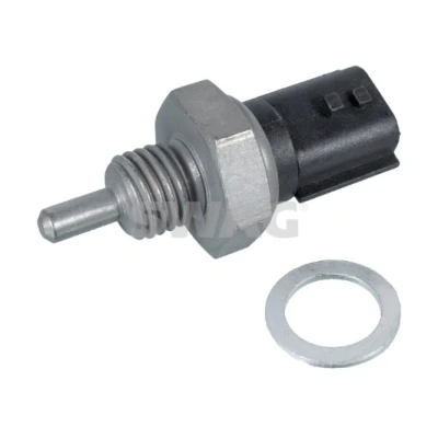 Image de SWAG 33 10 6730 Sonde De Température Liquide Refroidissement noir avec bague d&#039;étanchéité RENAULT: CLIO 2, Kangoo I, I Express