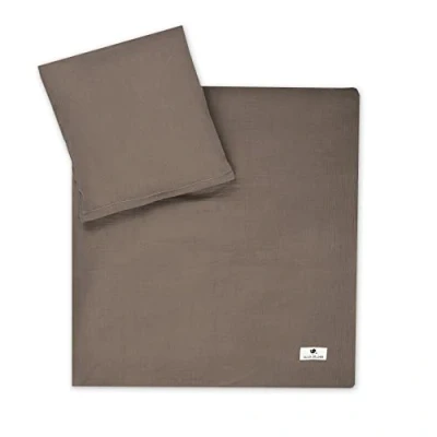 Image de Julius Zöllner Parure de lit Enfant en Mousseline 80 x cm + 35 40 2 pièces Comprenant Housse Couette et taie d&#039;oreiller, 100% Coton, avec Fermeture éclair, Norme 100 par