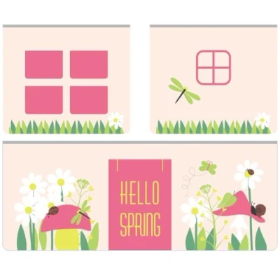 Image de Vipack Transformez la Chambre de Votre Enfant en Un Paradis Jeu avec Le Rideau &#039;Spring&#039; pour lit pino Demi Hauteur !