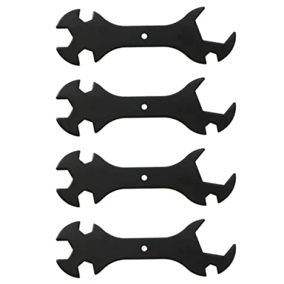Image de ECSiNG Lot de 4 clés plates multifonctions 5 en 1 métal pour imprimante 3D V6 MK8 MK10
