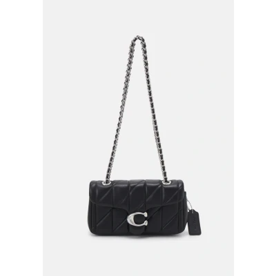 Image de Coach Quilted Tabby Shoulder BAG WITH Chain Sac à main, Femme, Taille: One Size, Black