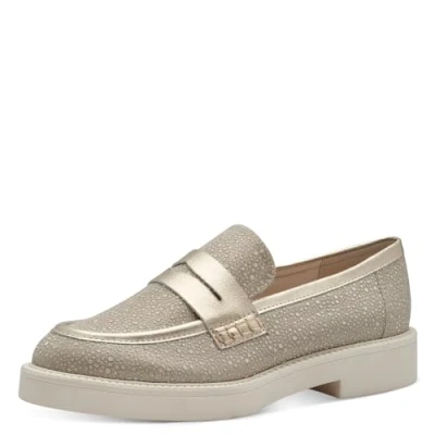 Image de MARCO TOZZI Mocassin by Guido Maria Kretschmer 2 24302 41 Femme, Or, 36 EU