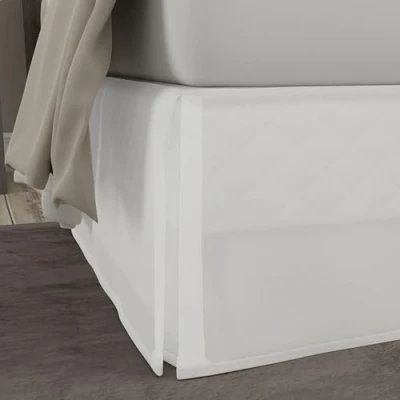 Image de TodaysHome D&#039;Aujourd &#039;Hui en Microfibre de Home Basic sur Mesure Oreiller avec Bride 5,1 cm 2, Blanc, Queen Size