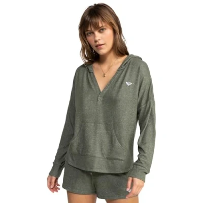 Image de Roxy Haut en V SATURDAZE Cosy Hoodie Vert XL