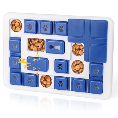Image de BELLE VOUS Jouet Puzzle pour Chien Interactif Distributeur de Friandises et Chat Jeu Intelligence Occupation Chiot Toutes Tailles