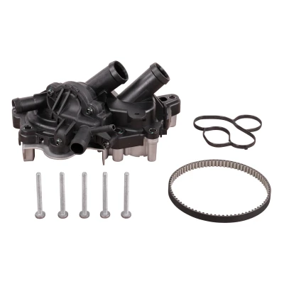Image de VEMO V15 99 2130 Pompe à Eau + Kit De Distribution avec tuyau, joints courroie, thermostat, vis/boulons 87