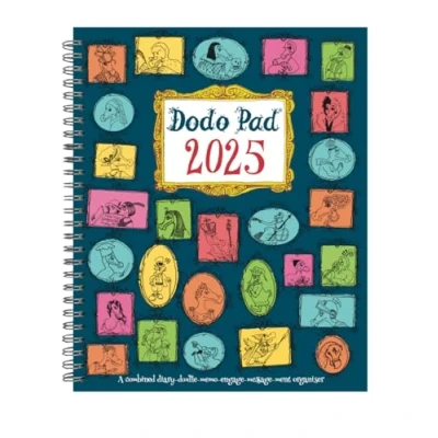 Image de Dodo Pad Original Desk Diary 2025 Week to View, Calendar Year Diary: A Organiser Planner Book with space for up 5 people/appointments/activities. UK made, sustainable, plastic free