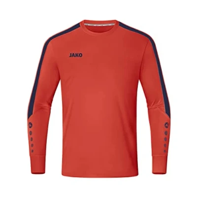 Image de JAKO Power Torwart Maillot de gardien but pour enfants, Taille: 12a, Flame marine