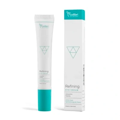 Image de colibri skincare REFINING EYE CREAM (20ml) Crème pour les yeux contre rides et cernes, aide à réduire gonflements, une peau lumineuse rebondie sous yeux, creme contour