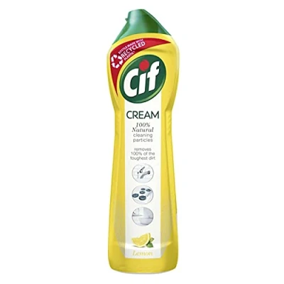 Image de Cif Crème micro particules au parfum de citron, 500 ml, l&#039;emballage peut varier