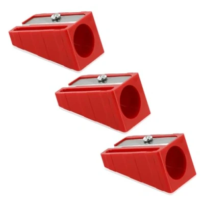 Image de KUM AZ105.01.16 R taille crayons jusqu&#039;à 17 mm, rouge, spécial 100 70, multipack de 3, pour épais