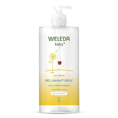 Image de Weleda Gel Lavant Doux Calendula 2 en 1 : Corps &amp; Cheveux 750ml