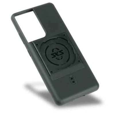 Image de SKS GERMANY COMPIT Cover pour Samsung S21 Ultra 5G Housse téléphone Portable avec Dispositif (Compatible Le système COMPIT, en Plastique bi composant résistant, Toucher agréable), Noir