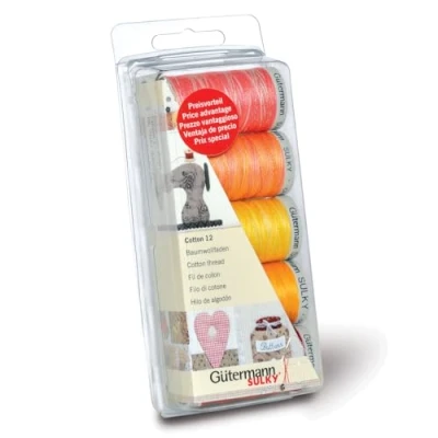 Image de Gutermann 731390 Paquet de Fil Coton Multicolore 25,5 x 2 21 cm