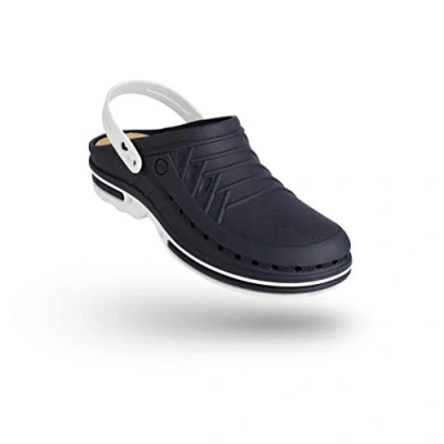 Image de WOCK Clog à Bride avec Semelle Walksoft, Sabot Medical de Travail, Femme et Homme, Stérilisable, antidérapant Autoclave jusqu&#039;à 134C