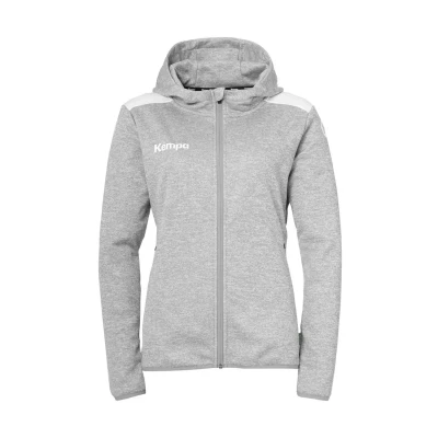 Image de Kempa Handball Emotion 27 Veste à capuche femme de sport pour femmes et filles avec doublée polaire l&#039;intérieur poches zippées